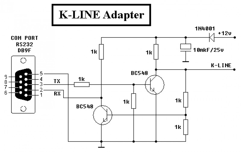 Line com ru. K.line адаптер 9141. K line rs232 адаптер. Самодельный k-line адаптер USB схема. Адаптер k-line схема подключения.